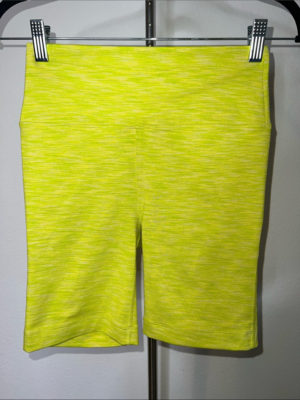 Outdoor Voices Women’s Neon Yellow Bike Shorts